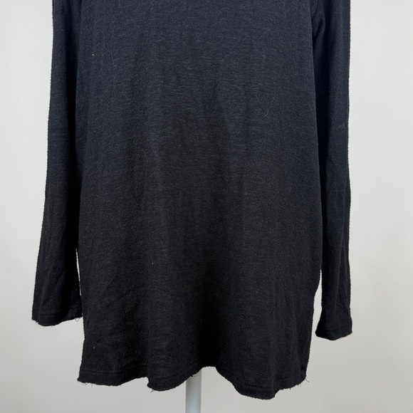 BP. Black V-Neck Long Sleeve Lightweight Soft Sweater Top Size Small - Picture 3 of 10